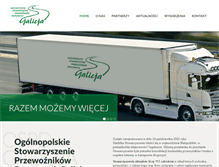 Tablet Screenshot of galicja.org.pl